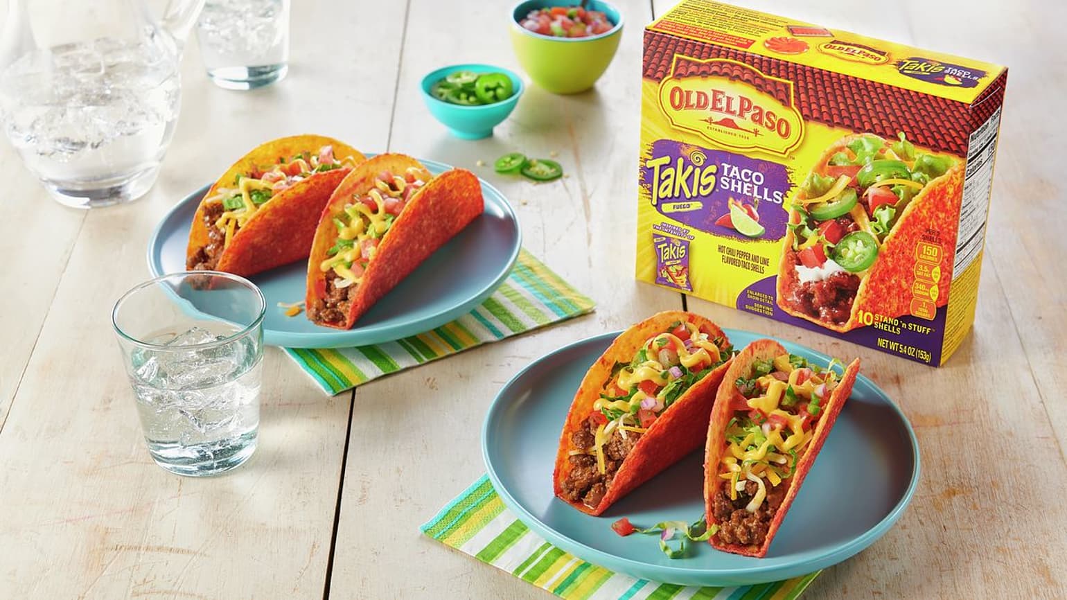Queso Beef Takis® Fuego® Tacos Old El Paso
